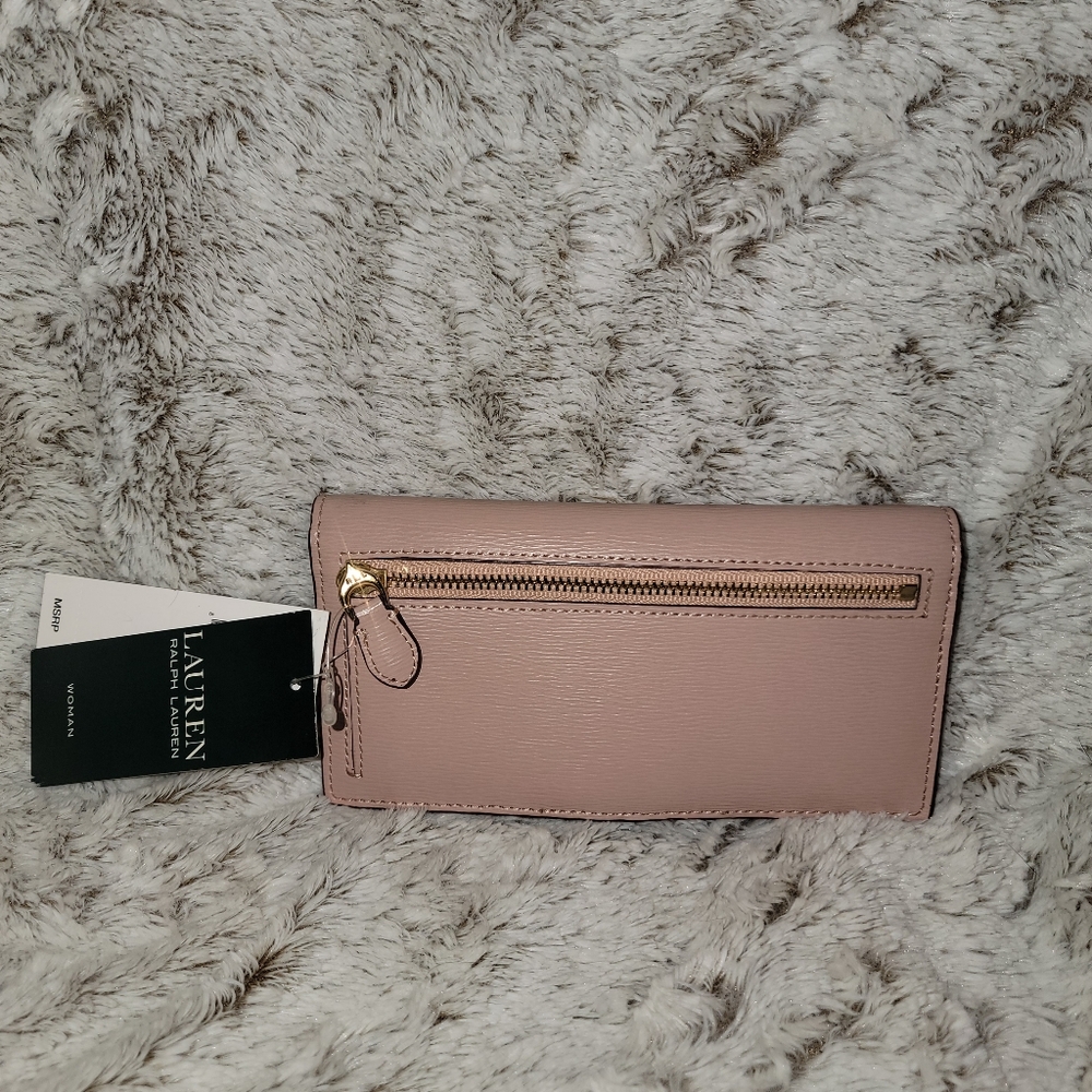 Ralph Lauren mauve/light pink wallet. - Picture 2 of 12